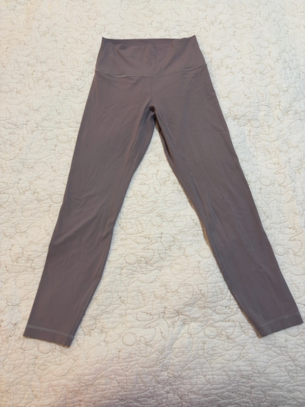 lululemon athletica Mauve Gray High-Waist Leggings